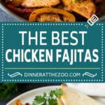 Chicken Fajitas Recipe #chicken #fajitas #peppers #dinner #edsug #lowcarb