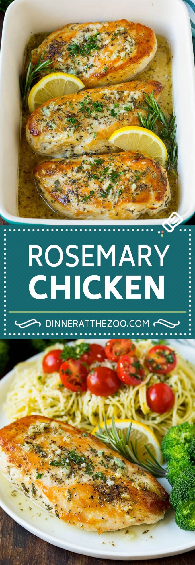 Rosemary Chicken Recipe | Baked Chicken #chicken #lemon #garlic #lowcarb #dinner #edsug #rosemary