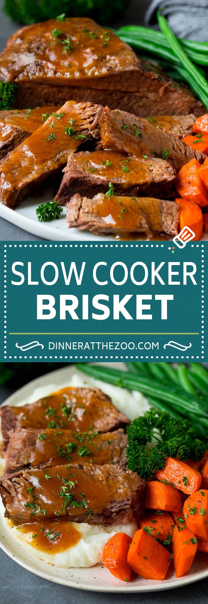 Slow Cooker Brisket Recipe | Crockpot Brisket #beef #slowcooker #crockpot #dinner #edsug