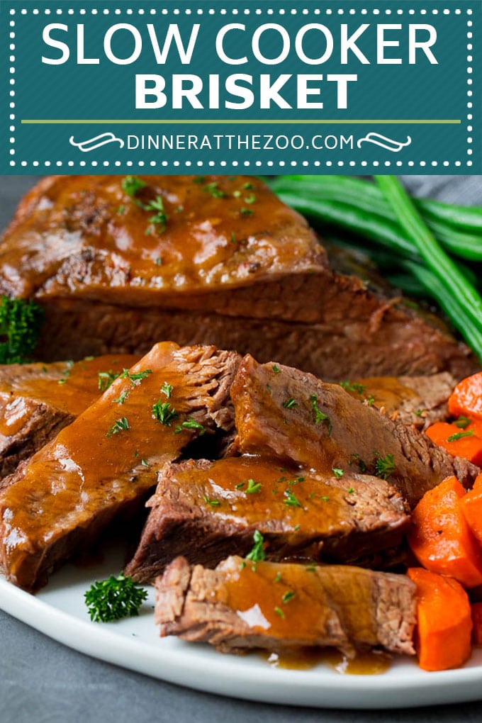 Slow Cooker Brisket Recipe | Crockpot Brisket #beef #slowcooker #crockpot #dinner #edsug