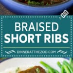 Braised Short Ribs Recipe #beef #dinner #edsug