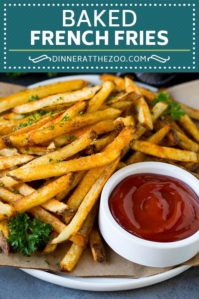 Baked French Fries Recipe #potatoes #fries #dinner #edsug