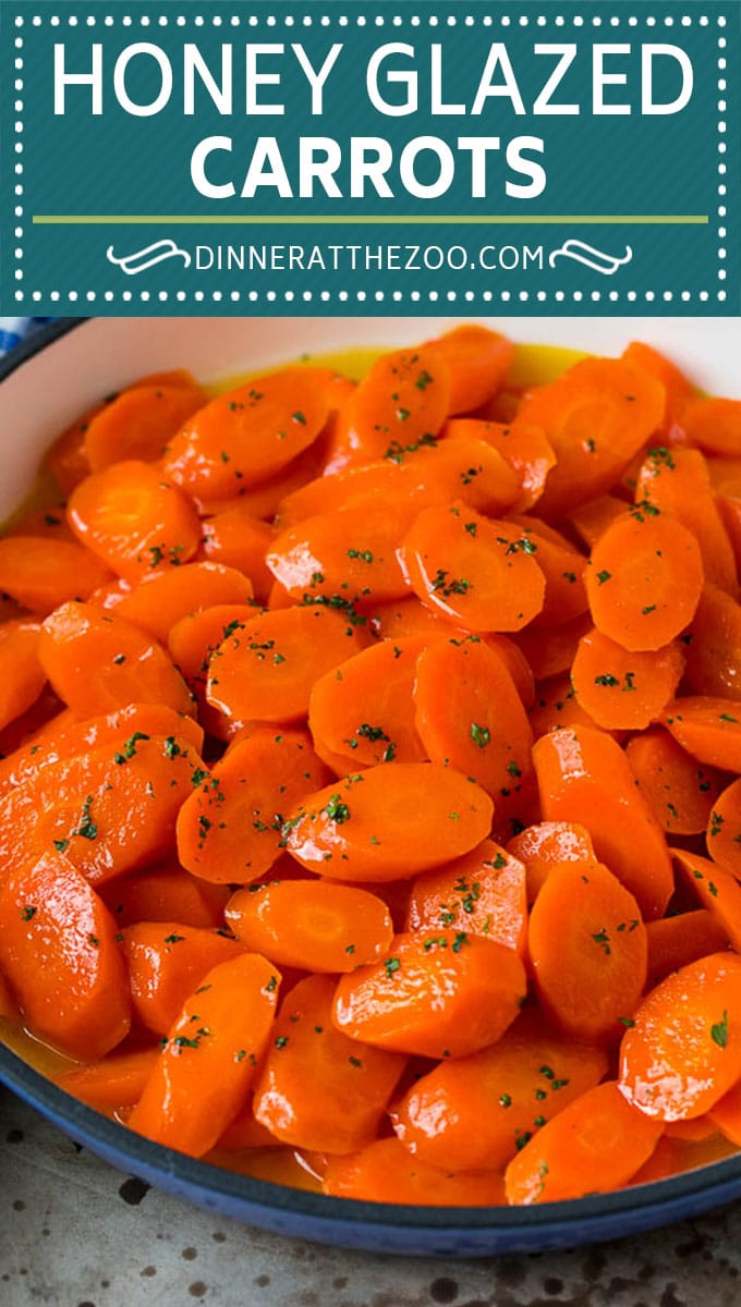 These honey glazed carrots are the perfect easy side dish option.