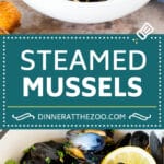 These steamed mussels are coated in garlic, butter, lemon and seasonings, then cooked to perfection.