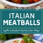 The best Italian meatballs with a blend of two types of meat and the perfect amount of herbs and spices.