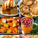 A collection of fabulous fall recipes like roasted potatoes and carrots, pumpkin dump cake and caramel apple dip.
