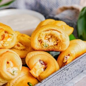 An image of a few jalapeno popper bites on a tray.