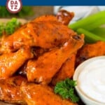 These air fryer chicken wings come out perfectly crispy every time, and cook so much faster than they would in a traditional oven.
