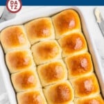 These homemade dinner rolls are light and fluffy and also happen to be super easy to make!