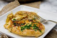 Tender Chicken in Tangy Artichoke Pan Sauce