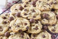 Whopper Candy Malted Chocolate Chip Cookies