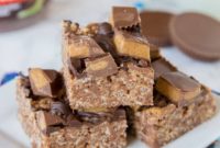 Delicious Reeses Peanut Butter Rice Krispie Treats