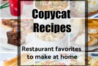 Secret Restaurant Recipes Revealed