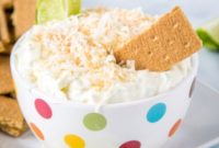 Creamy Coconut Lime Cheesecake Dip