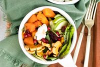 Roasted Squash and Goat Cheese Salad