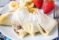 Delicious Nutella Crepes