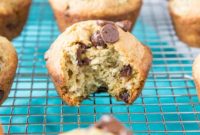 Heavenly Banana Chocolate Chip Muffins