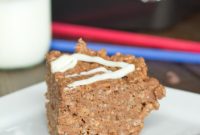 Decadent Chocolate Peanut Butter Krispie Squares