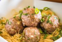 Sticky Glazed Asian Meatballs