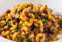 Hearty Ground Beef Macaroni