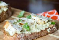 Artichoke Pesto Chicken Open Face Sandwich