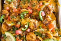 Zesty Shrimp Nachos