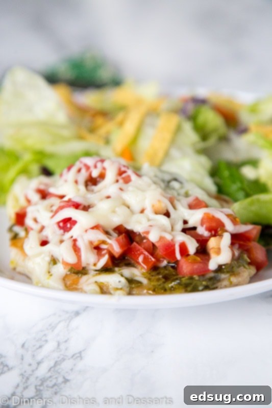 Italian Turkey Cutlets - thick pieces of turkey seared and topped with pesto, tomatoes, and melty cheese. Ready in 15 minutes, and great any night of the week!