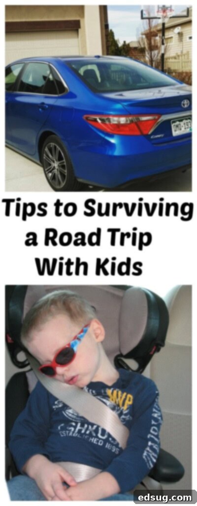 Infographic: 5 Tips for surviving a road trip with kids - 5 road trip tips to make your road trip a success, even with kids!