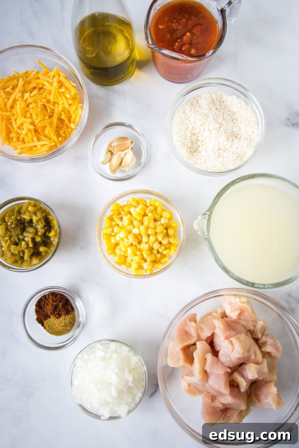 southwest chicken skillet ingredients