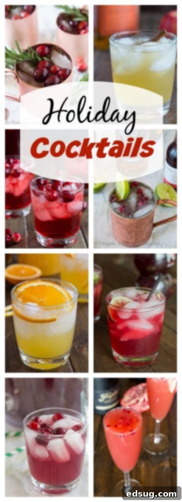 Merry Mixology 28 Holiday Cocktail Recipes - 15 fun and festive cocktail recipes that are perfect for all of your entertaining needs this holiday season!