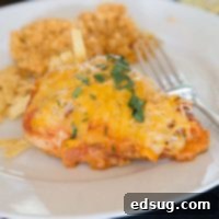 Southwest Baked Chicken - a baked chicken recipe that is ready in no time, with tons of flavor. Just 4 ingredients and dinner is done!
