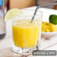 Tropical Mango Citrus Chill 1 mango citrus cooler