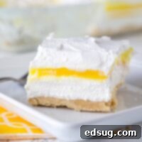 No-Bake Lemon Lasagna Dream 6 Lemon Lasagna Dessert Recipe - Why not turn lasagna into dessert with layers of cookies, cream cheese, lemon pudding and whipped cream. A creamy and delicious no bake dessert.