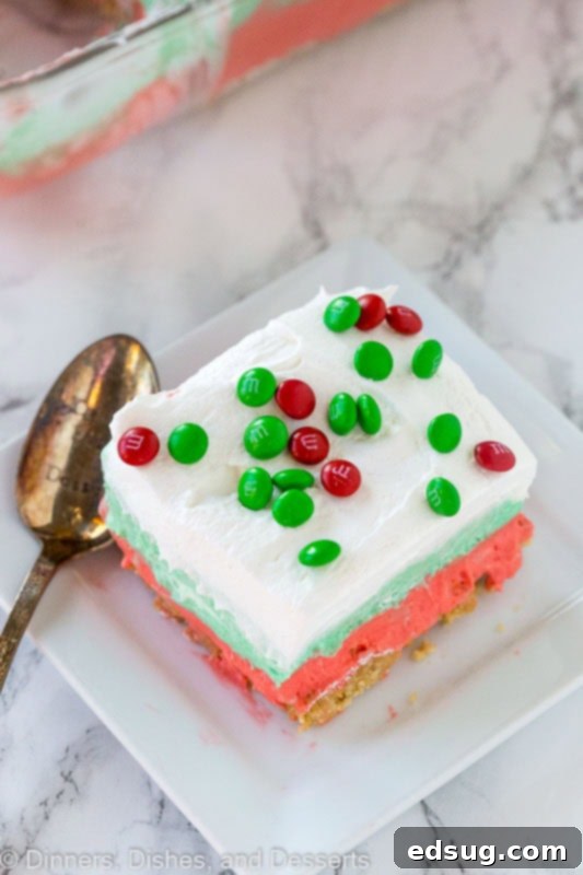Christmas Lasagna - a dessert recipe with creamy layers!