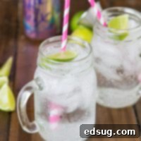 Vodka Soda Recipe - a classic easy to make cocktail that uses La Croix, vodka and a twist of lime. Crisp, refreshing and delicious.