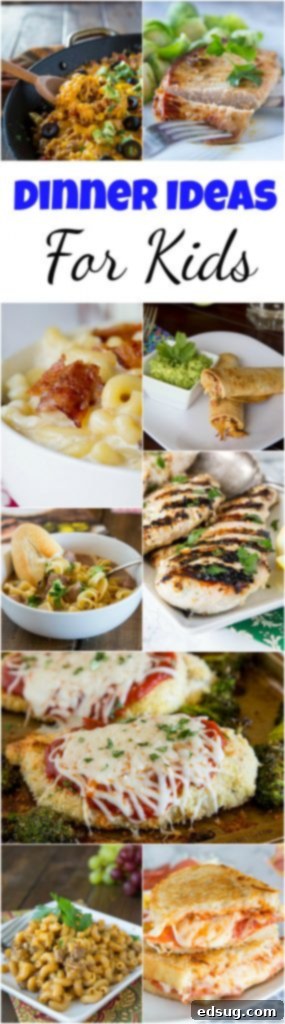 dinner ideas for kids pin