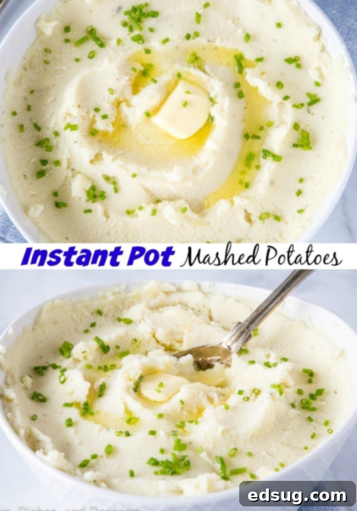 mashed potatoes in a bowl with melting butter and chives