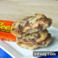 Reese's Peanut Butter Cup Sandwich Cookies - a delicious and decadent dessert recipe