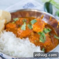 Chicken Vindaloo - A spicy Indian curry you can make at home. Lots of spices some together for a super flavorful dinner. Serve over rice or with naan bread.