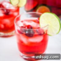 Holiday Punch can be boozy or not and perfect for holiday parties