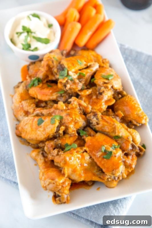 Effortlessly delicious Instant Pot Chicken Wings ready in minutes, making entertaining a breeze