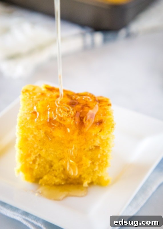 The perfect slice of cornbread for your chili or any hearty meal