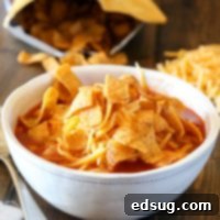 Resourceful Kitchen Creations 13 Chicken Enchilada Chili, a quick 20-minute recipe transforming a Mexican favorite into a warm and comforting chili.