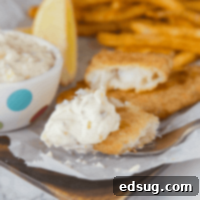A bowl of creamy, zesty homemade Red Lobster Tartar Sauce, perfect for seafood.