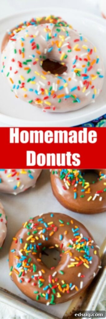 A stunning arrangement of homemade donuts, showcasing different glazes and toppings, perfect for sharing
