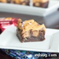 Kit Kat Butterscotch Brownies on a plate