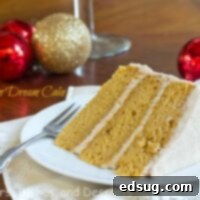 Pumpkin Dream Cake with Cinnamon Buttercream Frosting