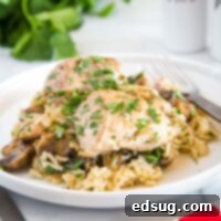 cropped picture of instant pot chicken thighs on plate with rice