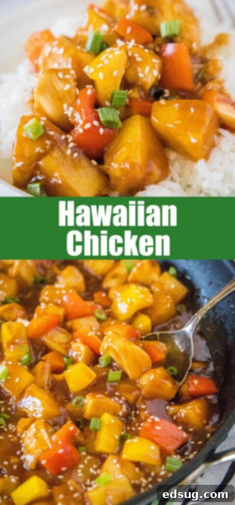 Pineapple Paradise Chicken 6 close up hawaiian chicken for pinterest