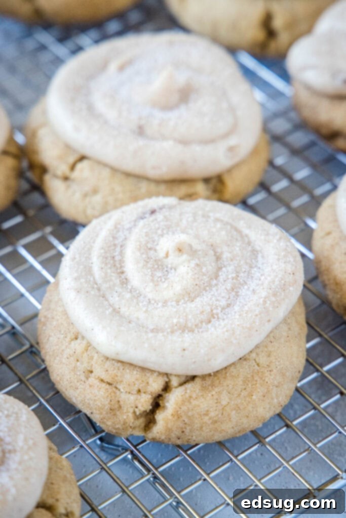 churro cookies on cooling rack